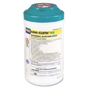 Nice Pak Q85484 Sani-Cloth® HB Germicidal Disposable Wipes, XL Nice Pak Q85484 Sani-Cloth® HB Germicidal Disposable Wipes, XL