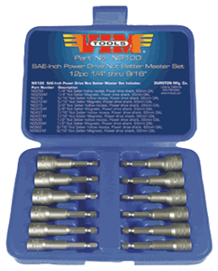 VIM Tools NS100 12 Pc. SAE Nutsetter Kit