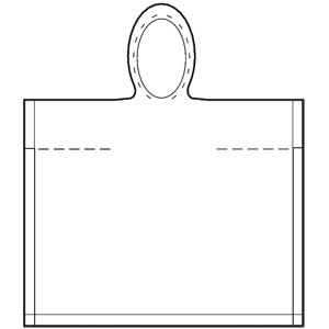 MCR Safety O22 Schooner Jr. Rain Poncho, Clear, 50&#34; x 80&#34;, 12/Pkg