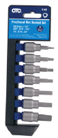 OTC 6160 Fractional Hex Socket 7 Pc. Set