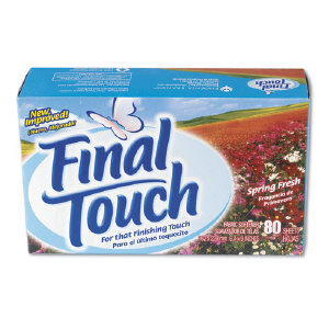 Phoenix Brands 58480 Final Touch&#174; Fabric Softening Sheets