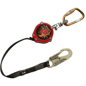 Sperian PFL-4/9FT Miller Scorpion&#153; Personal Fall Limiter,Carabiner 