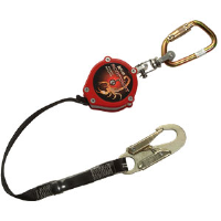 Sperian PFL-4/9FT Miller Scorpion™ Personal Fall Limiter,Carabiner 