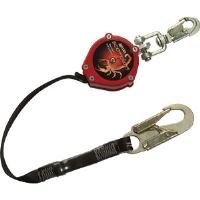 Sperian PFL-5/9FT Miller Scorpion™ Personal Fall Limiter,D-ring