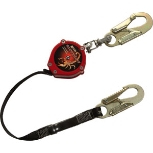 Sperian PFL-7/9FT Miller Scorpion&#153; Personal Fall Limiter,Snap