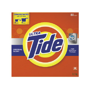 Procter &amp; Gamble 27791 Tide&#174; HE Powder Laundry Detergent, 4/113 Oz