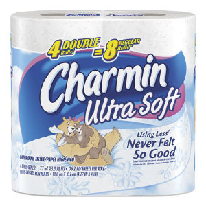 Procter &amp; Gamble 29685 Charmin&#174; Ultra Soft Bath Tissue, 10/4 Packs