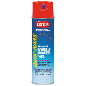 Krylon S03620 Water Based Marking Paint, Fluorescent Caution Blue