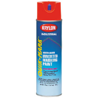 Krylon S03911 Water Based Marking Paint, APWA Brilliant Red