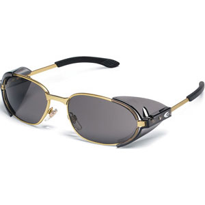 MCR Safety R2112 RT2&reg; Eyewear, Brass Frame, Gray