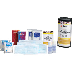 First Aid Only RC-653 Deluxe Germ Guard Personal Protection Pack w/Masks