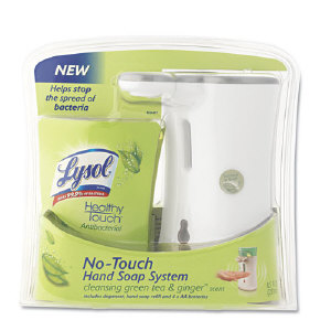 Reckitt Benckiser 00067 Lysol&#174; Healthy Touch&#8482; Hand Soap System, Tea &amp; Ginger