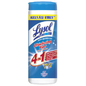 Reckitt Benckiser 77925 Lysol® Disinfecting Wipes, Spring Waterfall