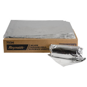 Reynolds 7534 Cushion-Fold® Plain Foil Wraps Reynolds 7534 Cushion-Fold® Plain Foil Wraps