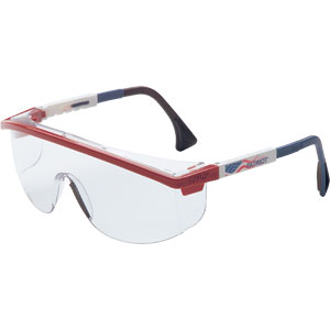 Sperian S1169C Uvex&reg; Astrospec 3000 Safety Eyewear,Duo,RWB, Clear AF