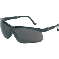 Sperian S3212X Uvex® Genesis Safety Glasses,Black, Dark Gray AF