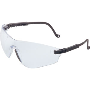 Sperian S4500 Uvex&reg; Falcon Safety Eyewear,Black, Clear w/Ultra-dura