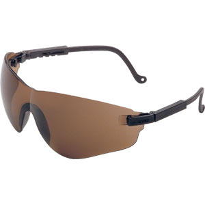 Sperian S4501 Uvex&reg; Falcon Safety Eyewear,Black, Espresso w/Ultra-dura