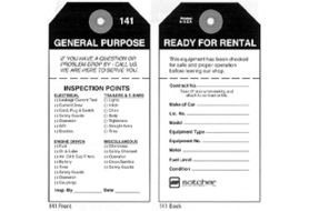 Sotcher 141 General Purpose Service Tags 