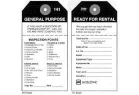 Sotcher 141 General Purpose Service Tags 