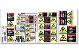 SCPSS Equipment Safety Decals, Scraper Safety Sheet