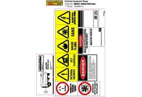 SESS21 Equipment Safety Decals, Heater - Blower Safety Sheet SESS21 Equipment Safety Decals, Heater - Blower Safety Sheet