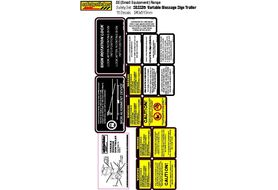 SESS35 Equipment Safety Decals, Variable Message Sign Safety Sheet