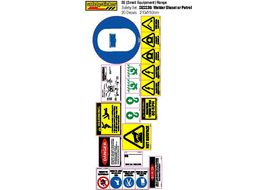 SESS36 Equipment Safety Decals, Welder (Gas/Diesel) Safety Sheet