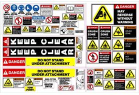 THSS Equipment Safety Decals, Telescopic Handler Safety Sheet THSS Equipment Safety Decals, Telescopic Handler Safety Sheet