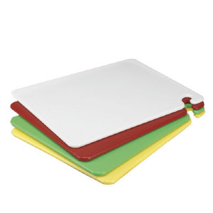 San Jamar CB152012RD CUT-N-CARRY&#174; Cutting Boards, Red