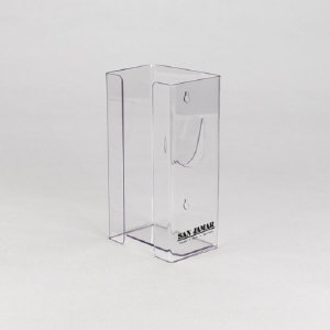 San Jamar G0803 Clear Plexiglas&#174; Single Box Glove Dispenser