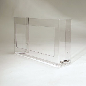 San Jamar G0805 Clear Plexiglas&#174; Three Box Glove Dispenser