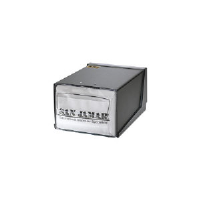 San Jamar H3001BKC Countertop Napkin Dispenser, Black Chrome
