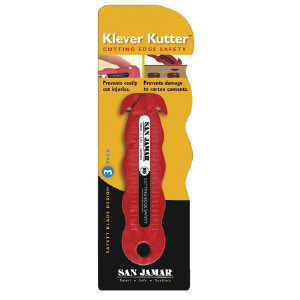 San Jamar KK403 Klever Kutter&#8482; Safety Cutter, 24/3