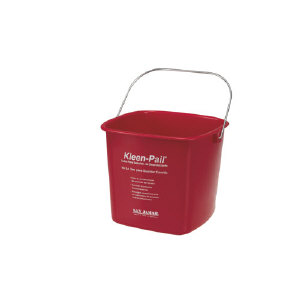 San Jamar KP196RD Kleen-Pail® Sanitizing Pails, Red