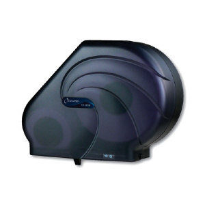 San Jamar R3090TBK Jumbo Oceans&#174; Reserva&#174; Roll Bath Tissue Dispenser