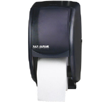 San Jamar R3500TBK Duett Standard Bath Tissue Dispenser