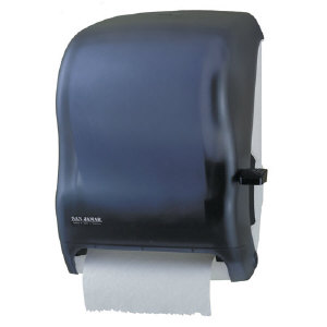 San Jamar T1100WH Lever Roll Towel Dispenser, White