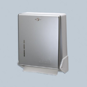 San Jamar T1905WH True Fold&#174; Metal Front Towel Dispenser Cabinet, White