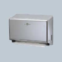 San Jamar T1950XC Mini C-Fold and M-Fold Dispenser Cabinet, Chrome