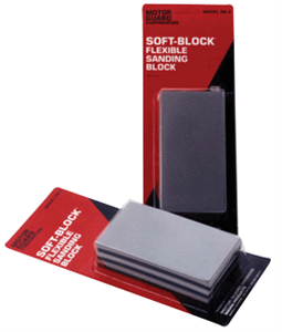 Motor Guard SB-3 Soft Block - Flexible Sanding Blocks, 3 Pk