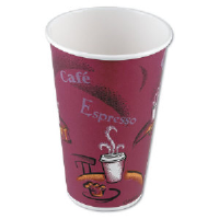 Solo Cup 412SIN 12 Ounce Bistro Paper Hot Cups