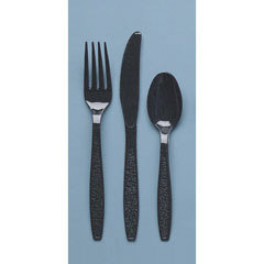 Solo Cup GDR7TS Guildware® Heavyweight Black Teaspoons, 10/100 Solo Cup GDR7TS Guildware® Heavyweight Black Teaspoons, 10/100