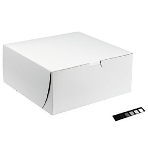 Southern Champion 0977 White Bakery Boxes, 10x10x5.5 Southern Champion 0977 White Bakery Boxes, 10x10x5.5