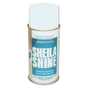 Sheila Shine 1 Stainless Steel Cleaner and Polish Aerosol, 12/10 Ounce