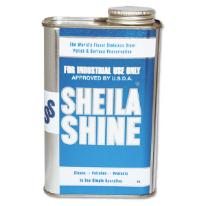 Sheila Shine 2 Stainless Steel Cleaner and Polish, Quart, 12/1 Quart Sheila Shine 2 Stainless Steel Cleaner and Polish, Quart, 12/1 Quart