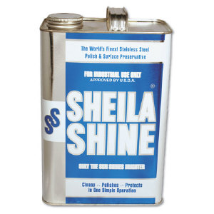 Sheila Shine 4 Stainless Steel Cleaner and Polish, 4/1 Gallon