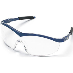 MCR Safety ST120 Storm® Safety Glasses,Navy,Clear MCR Safety ST120 Storm® Safety Glasses,Navy,Clear