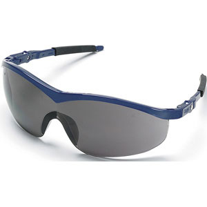 MCR Safety ST122 Storm&reg; Safety Glasses,Navy,Gray