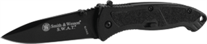 Smith &amp; Wesson SWATB 3.3&#34; MAGIC Assist Knife, Black